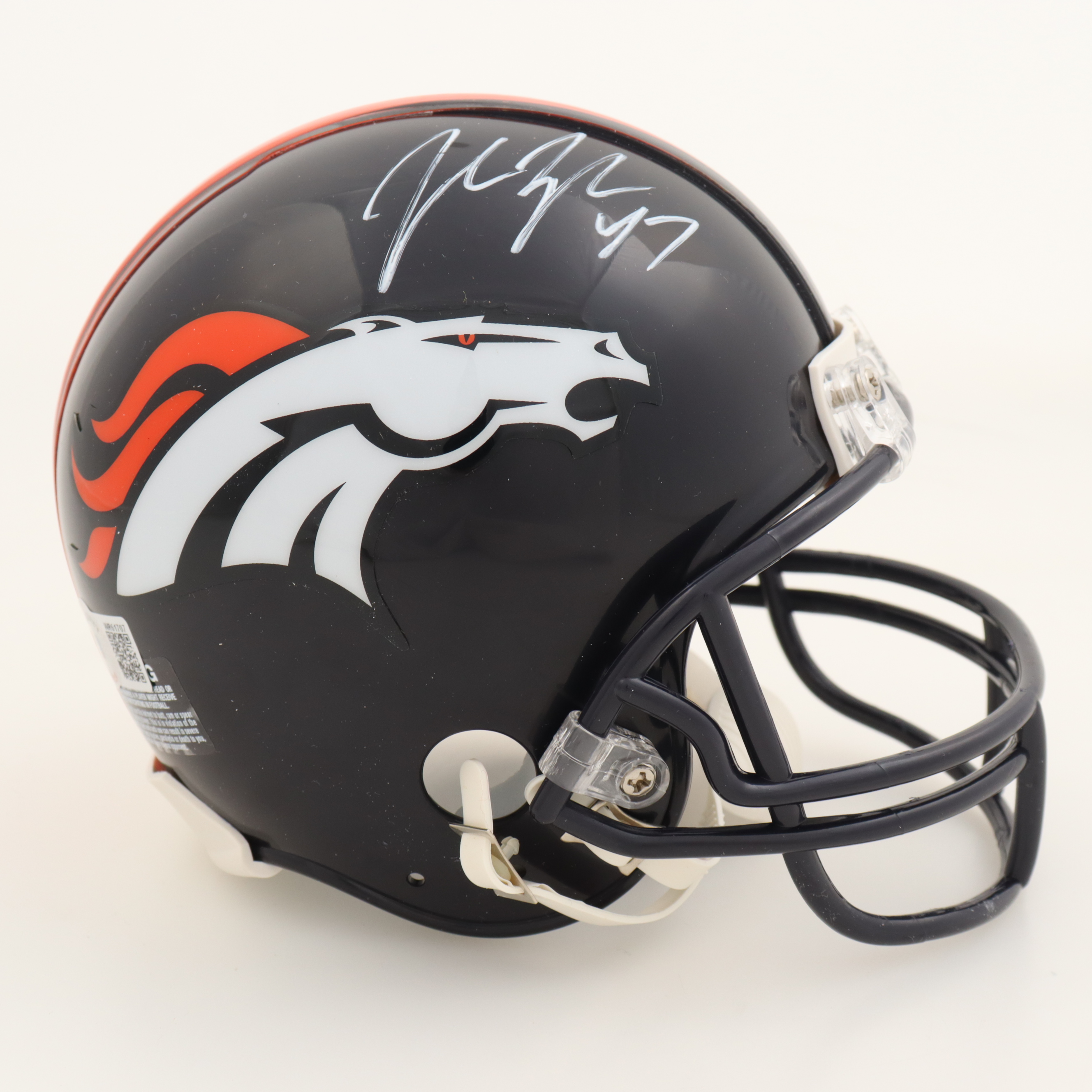 John Lynch Signed Broncos Mini Helmet (Beckett) at PristineAuction.com John Lynch Signed Broncos Mini Helmet (Beckett) at PristineAuction.com