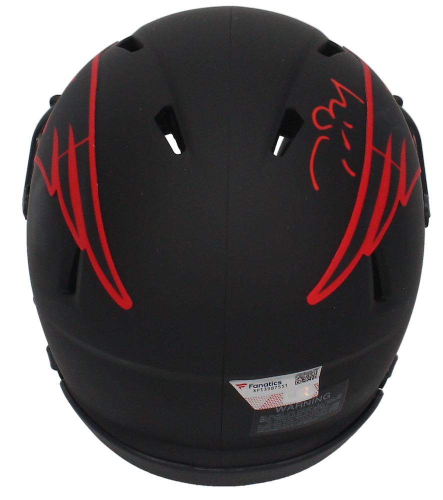 Tom Brady Signed Patriots Eclipse Alternate Speed Mini Helmet (Fanatics) at PristineAuction.com Tom Brady Signed Patriots Eclipse Alternate Speed Mini Helmet (Fanatics) at PristineAuction.com