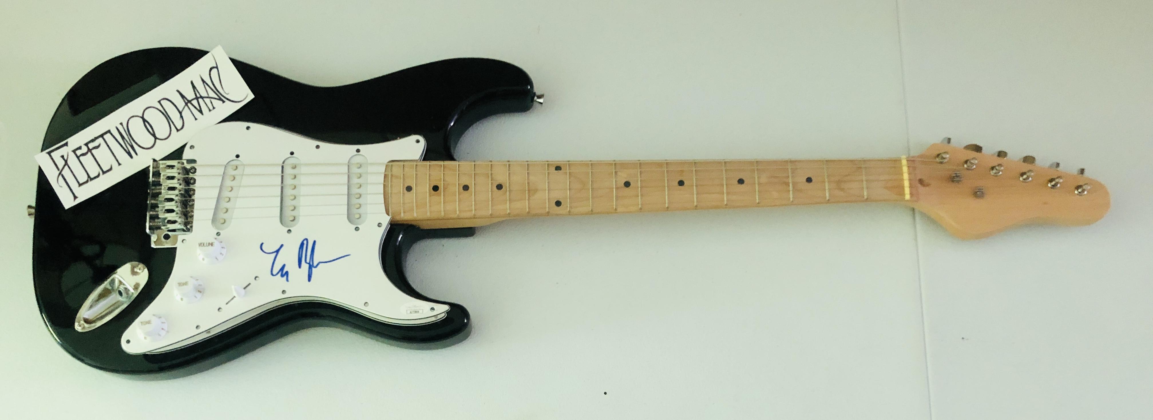 Lindsey Buckingham Signed "Fleetwood Mac" 39" Electric Guitar (JSA) at PristineAuction.com Lindsey Buckingham Signed "Fleetwood Mac" 39" Electric Guitar (JSA) at PristineAuction.com