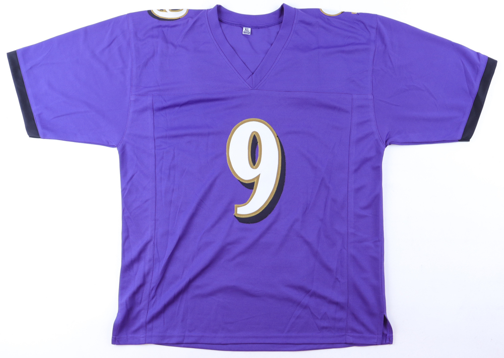 Justin Tucker Signed Career Highlight Stat Jersey (JSA) at PristineAuction.com Justin Tucker Signed Career Highlight Stat Jersey (JSA) at PristineAuction.com
