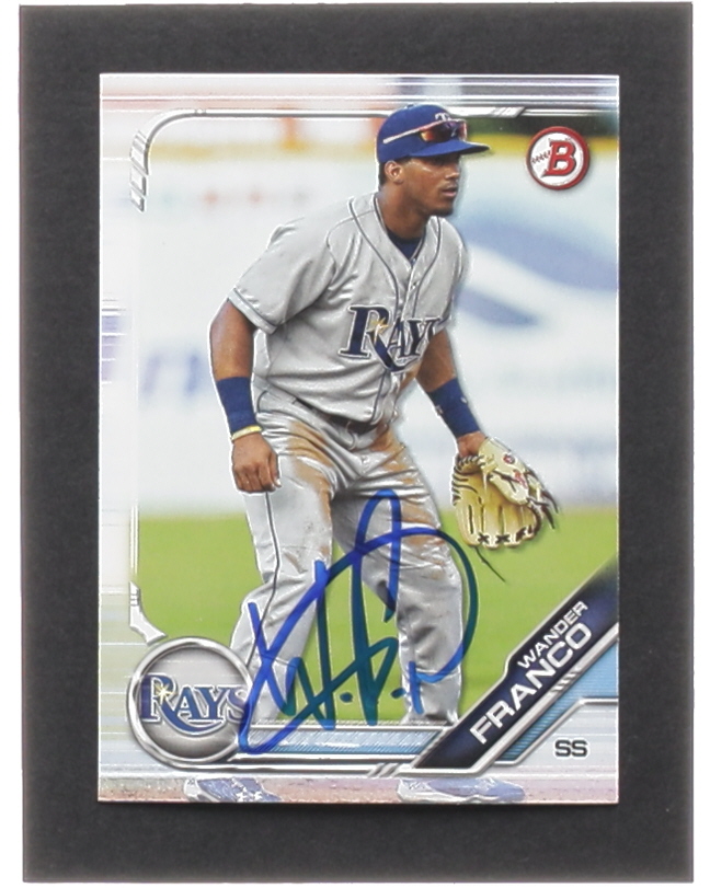 Wander Franco Signed 2019 Bowman Draft #BD93 RC (Franco) at PristineAuction.com Wander Franco Signed 2019 Bowman Draft #BD93 RC (Franco) at PristineAuction.com