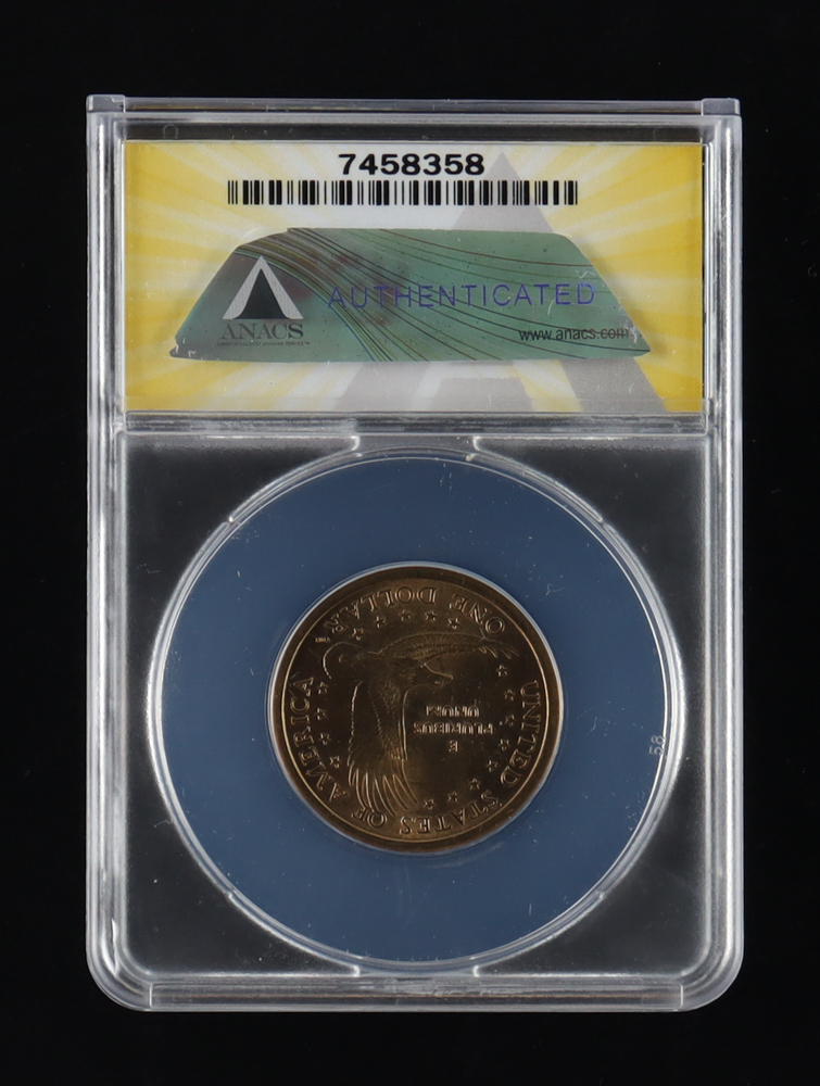 2000-D Sacagawea $1 Dollar Coin (ANACS MS64) at PristineAuction.com 2000-D Sacagawea $1 Dollar Coin (ANACS MS64) at PristineAuction.com