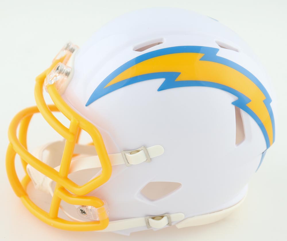 Quentin Johnston Signed Chargers Speed Mini Helmet (Beckett) at PristineAuction.com Quentin Johnston Signed Chargers Speed Mini Helmet (Beckett) at PristineAuction.com