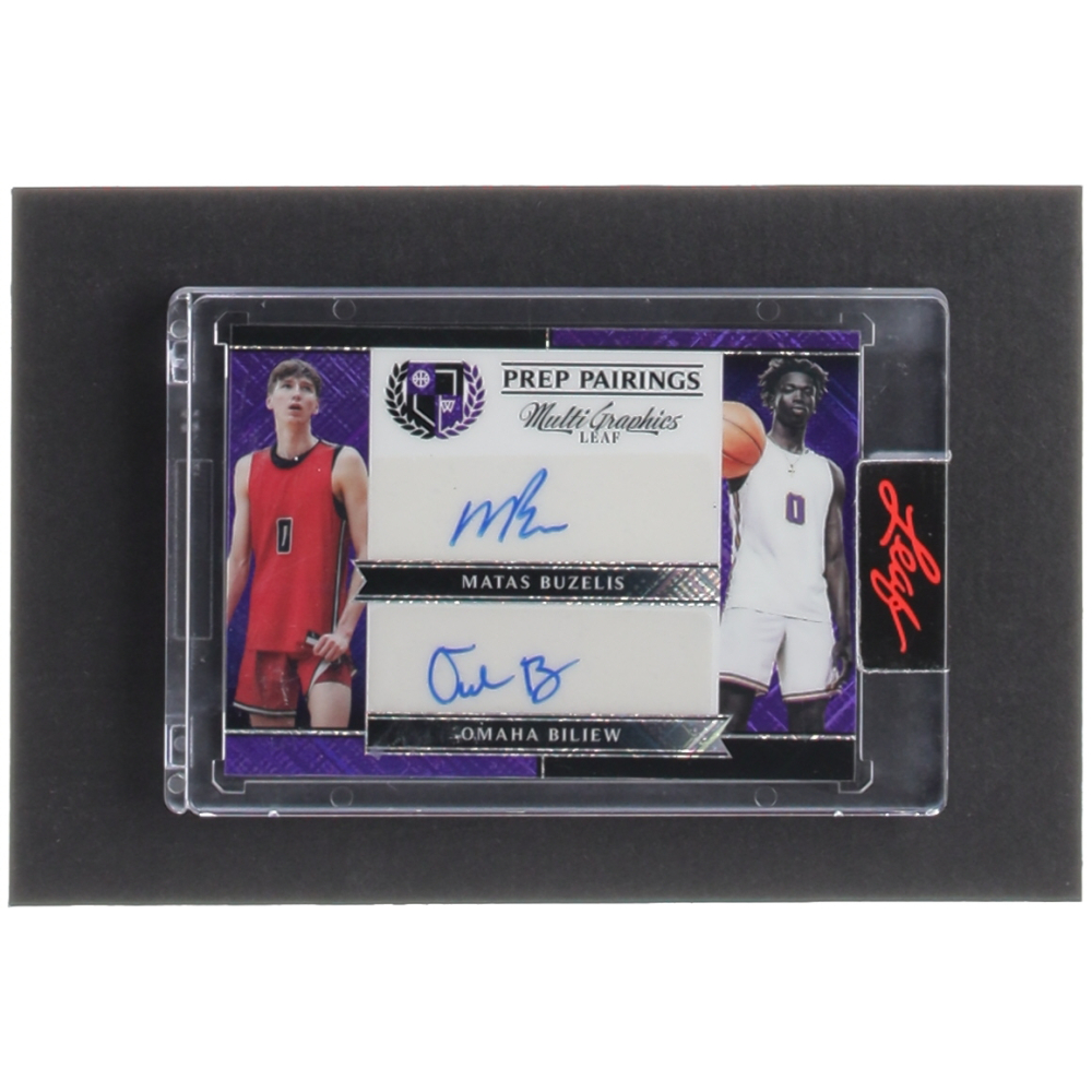 Matas Buzelis / Omaha Biliew 2023 Leaf MultiGraphics Prep Pairings