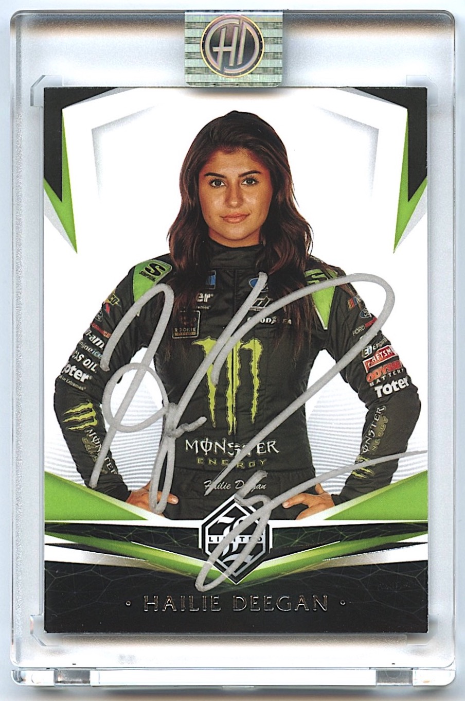 Hailie Deegan Signed 2021 Panini Chronicles Limited #10 (Deegan COA) at PristineAuction.com Hailie Deegan Signed 2021 Panini Chronicles Limited #10 (Deegan COA) at PristineAuction.com