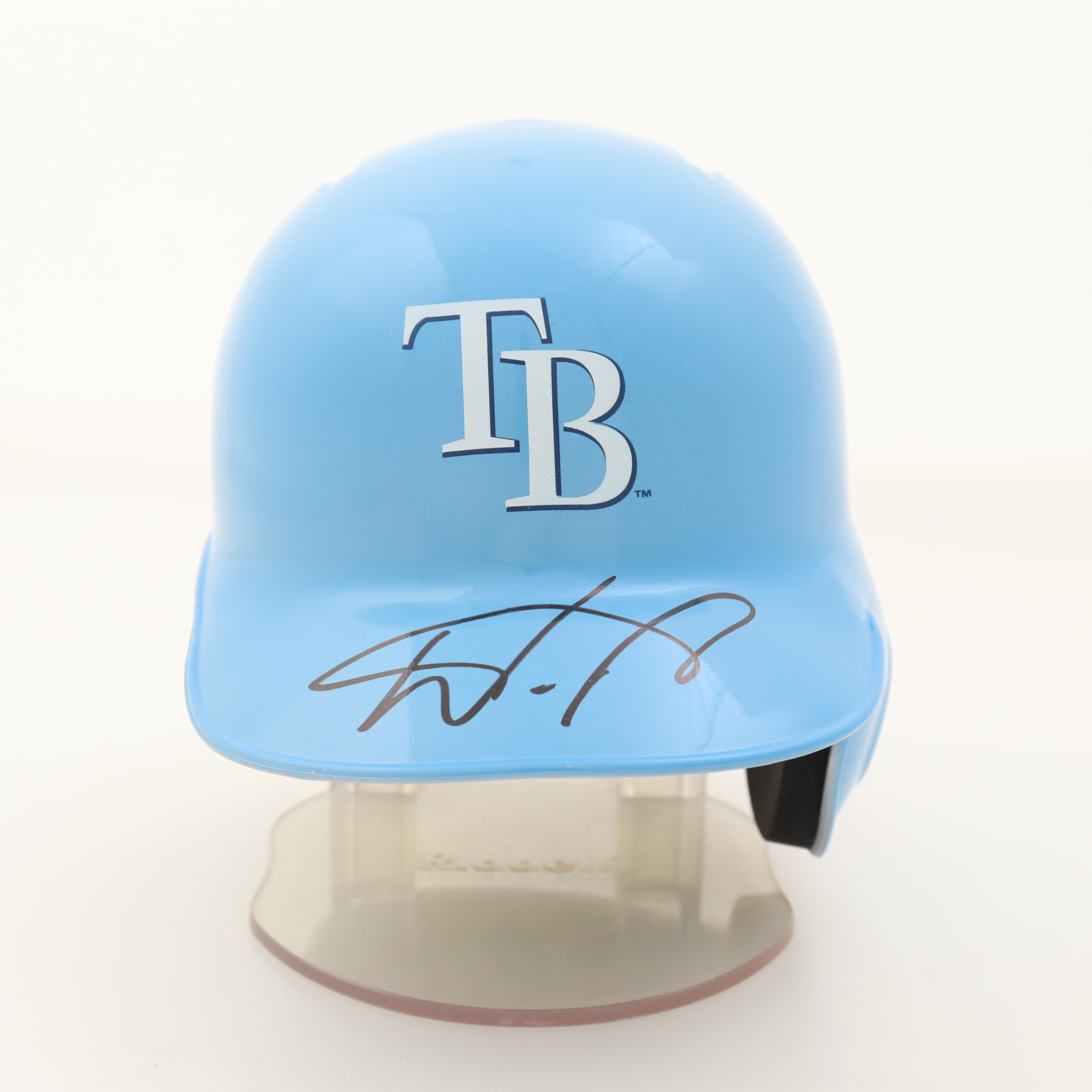 Wander Franco Signed Rays Mini Batting Helmet (JSA) at PristineAuction.com Wander Franco Signed Rays Mini Batting Helmet (JSA) at PristineAuction.com