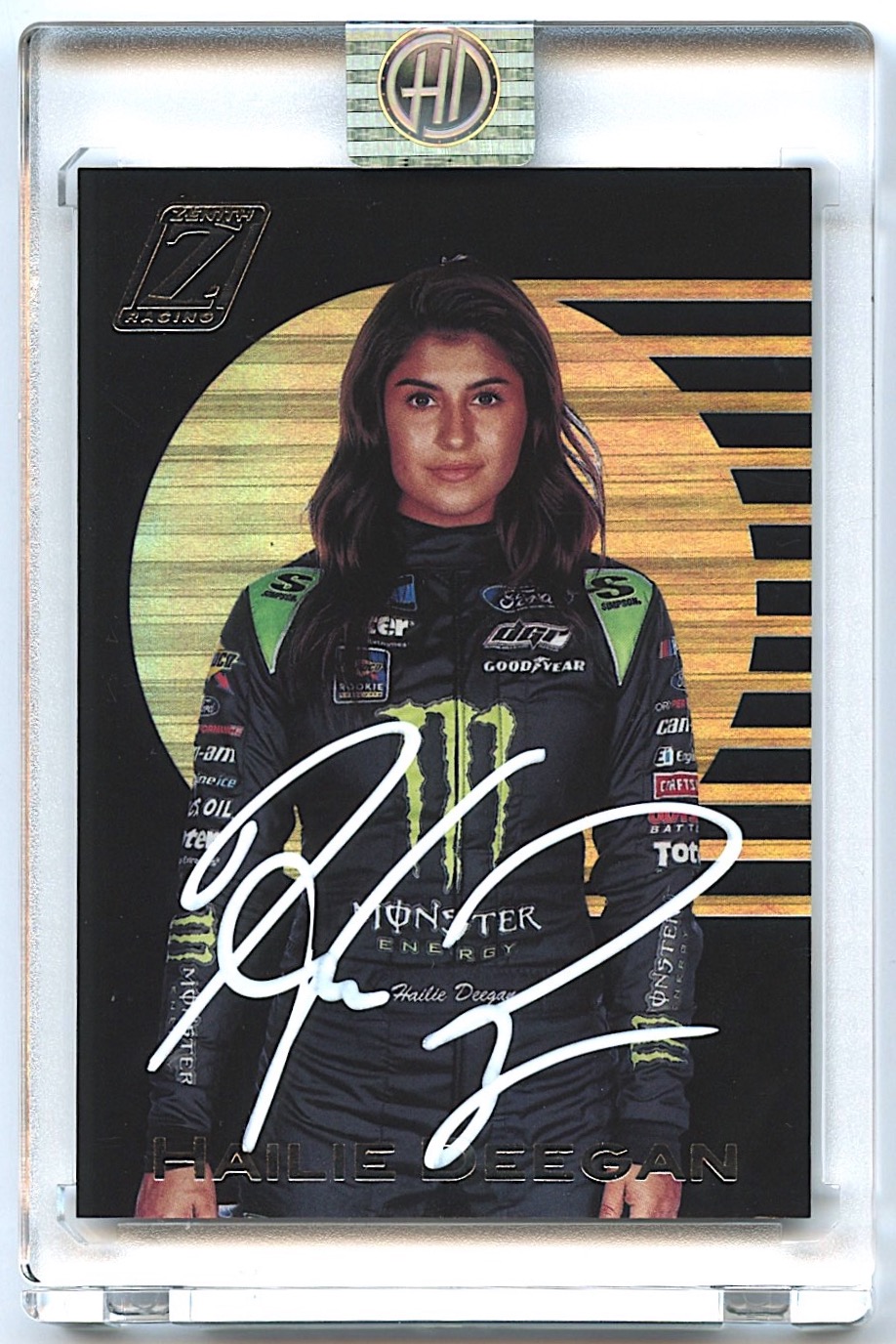 Hailie Deegan Signed 2021 Panini Chronicles Zenith #20 (Deegan COA) at PristineAuction.com Hailie Deegan Signed 2021 Panini Chronicles Zenith #20 (Deegan COA) at PristineAuction.com