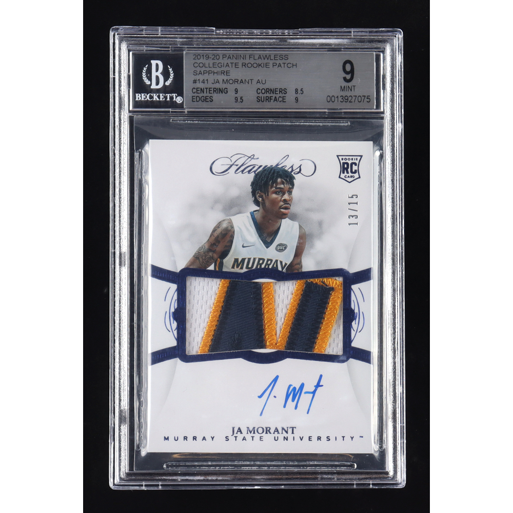 Ja Morant 2019-20 Panini Flawless Collegiate Rookie Patch