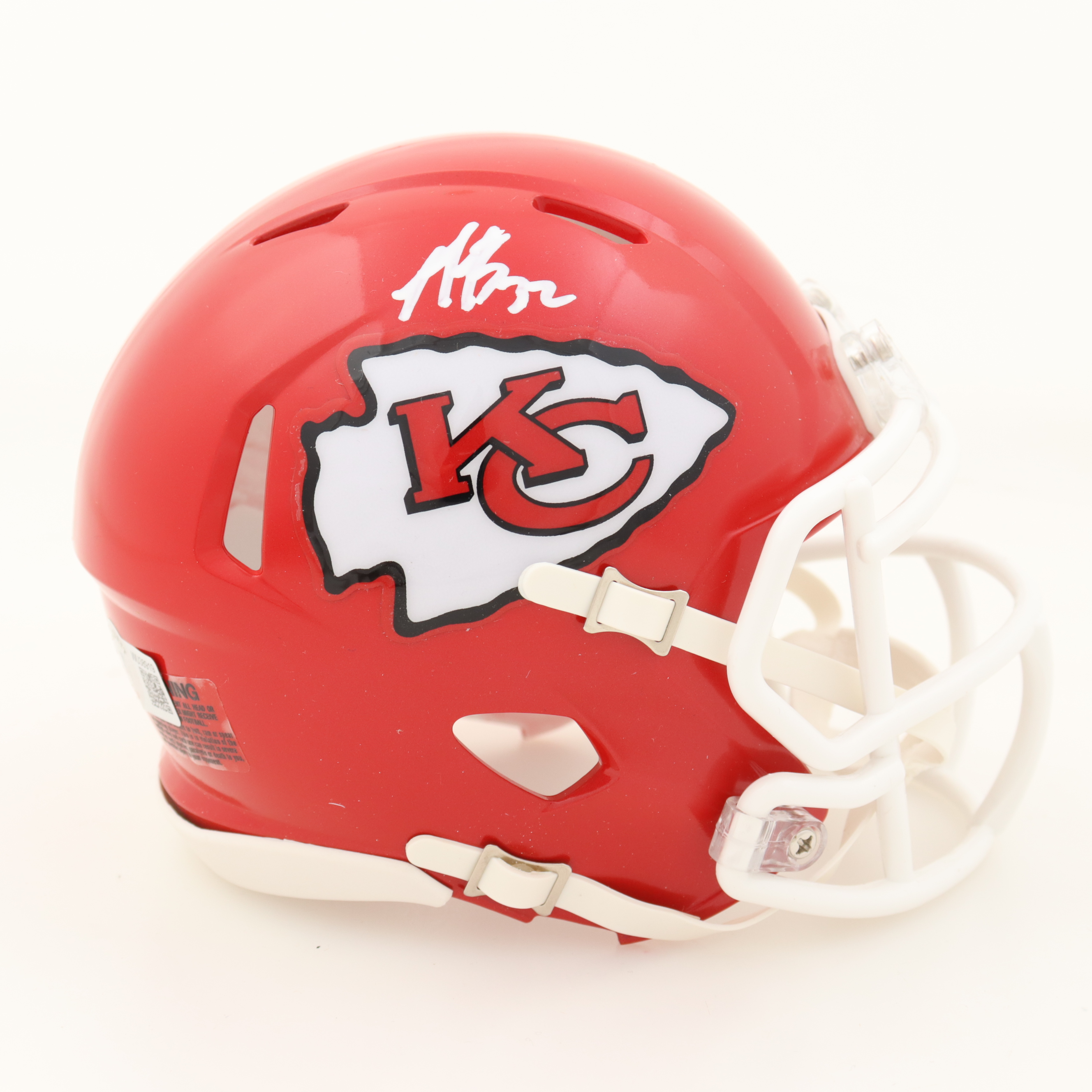 Nick Bolton Signed Chiefs Speed Mini Helmet (Beckett) at PristineAuction.com Nick Bolton Signed Chiefs Speed Mini Helmet (Beckett) at PristineAuction.com