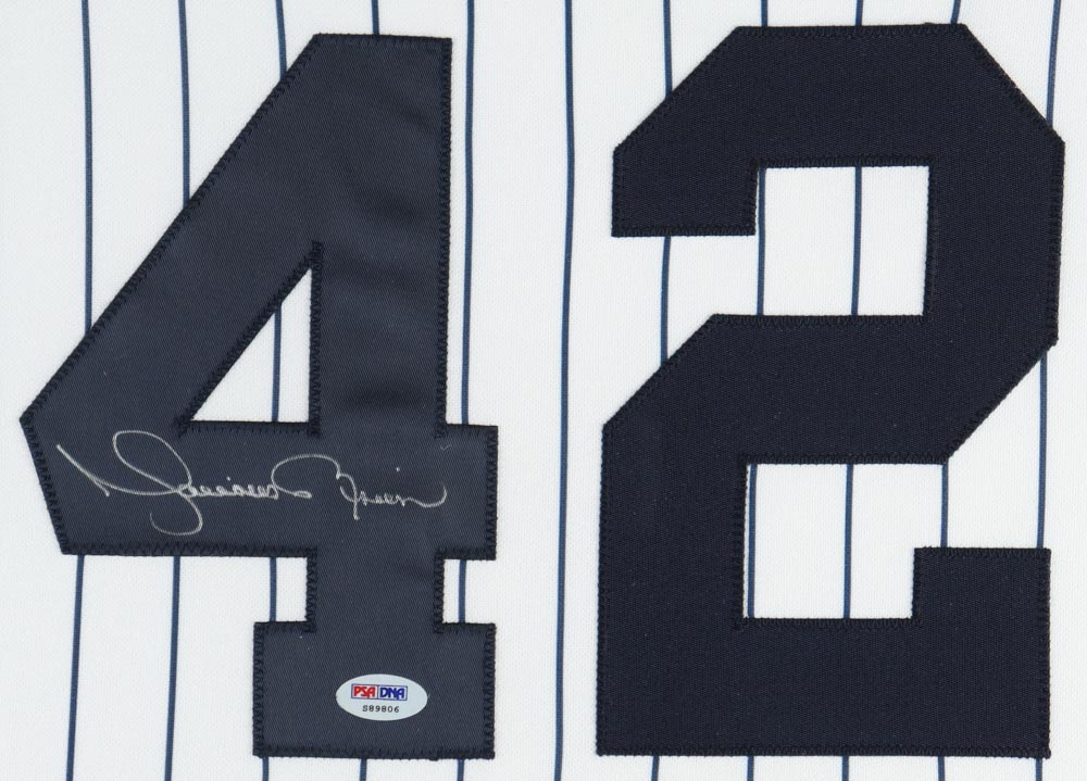 Mariano Rivera Signed Custom Framed Jersey Display (Bonds) at PristineAuction.com Mariano Rivera Signed Custom Framed Jersey Display (Bonds) at PristineAuction.com