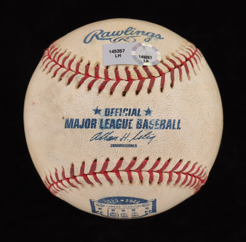 Derek Jeter Signed Game-Used Yankees Stadium Commemorative OML Baseball (MLB & Steiner) at PristineAuction.com Derek Jeter Signed Game-Used Yankees Stadium Commemorative OML Baseball (MLB & Steiner) at PristineAuction.com