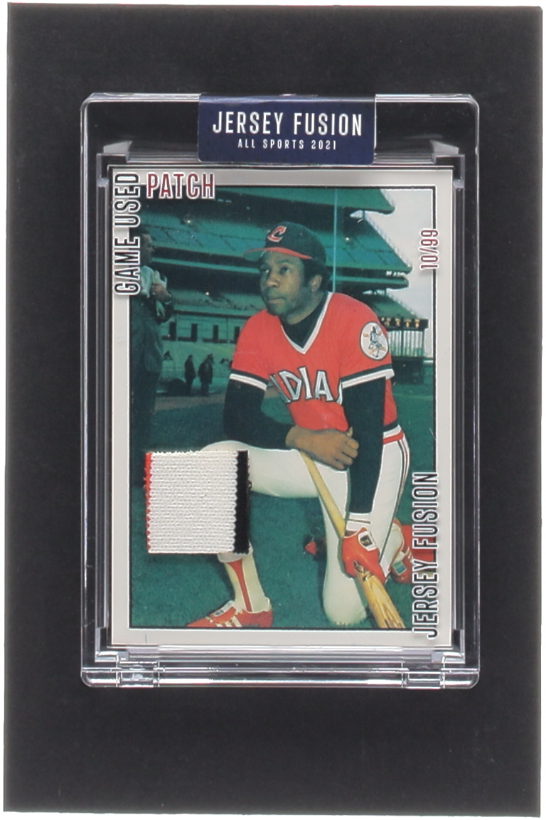 Frank Robinson 2021 Jersey Fusion All Sports Edition Game Used Patch #FR80 #10/99 at PristineAuction.com Frank Robinson 2021 Jersey Fusion All Sports Edition Game Used Patch #FR80 #10/99 at PristineAuction.com