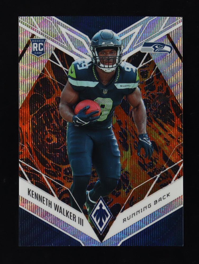 Kenneth Walker III 2022 Panini Phoenix Lava #118 RC #60/175