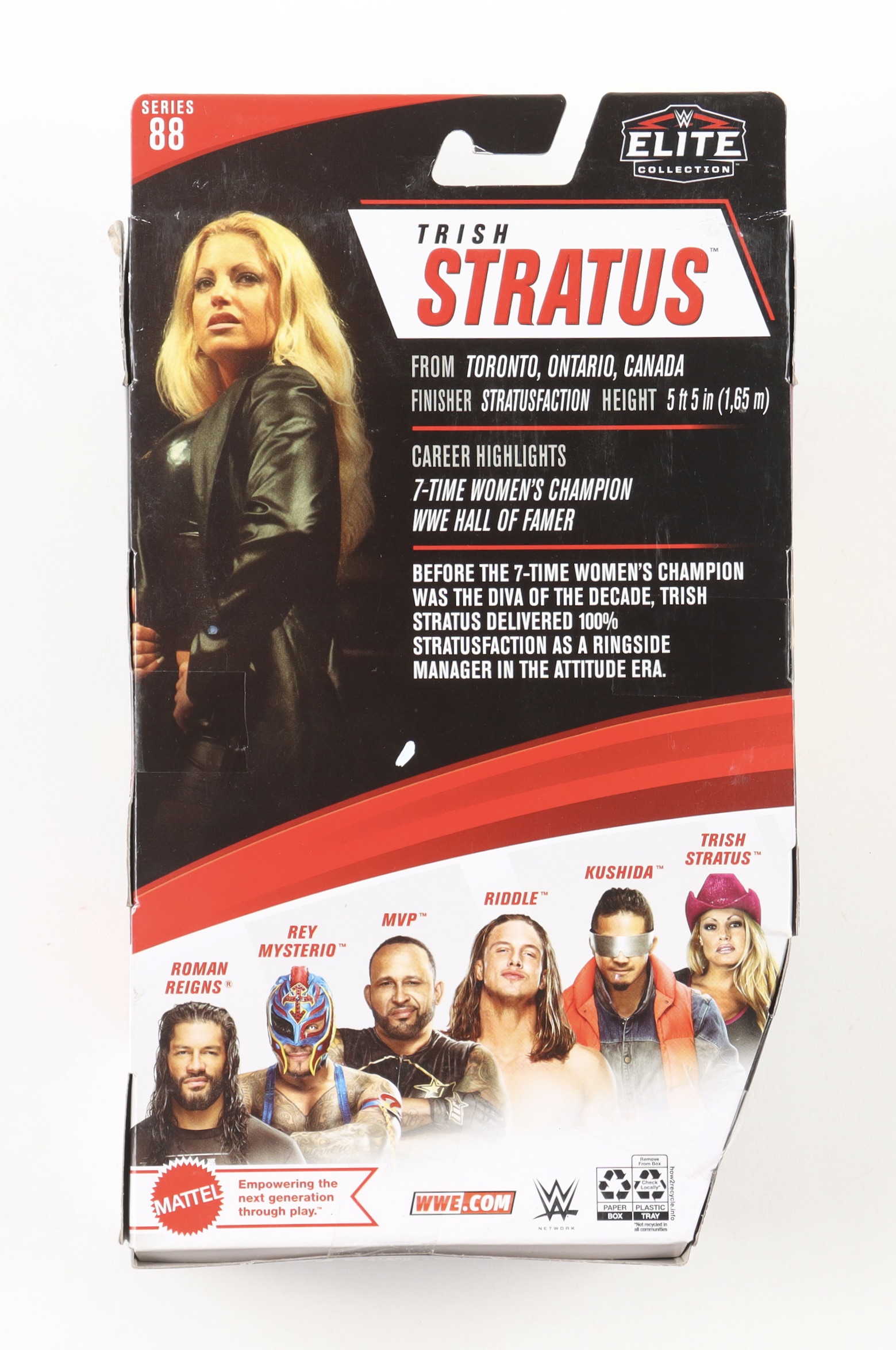 Trish Stratus Signed WWE Mattel Action Figure Inscribed "XOX" (JSA) at PristineAuction.com Trish Stratus Signed WWE Mattel Action Figure Inscribed "XOX" (JSA) at PristineAuction.com