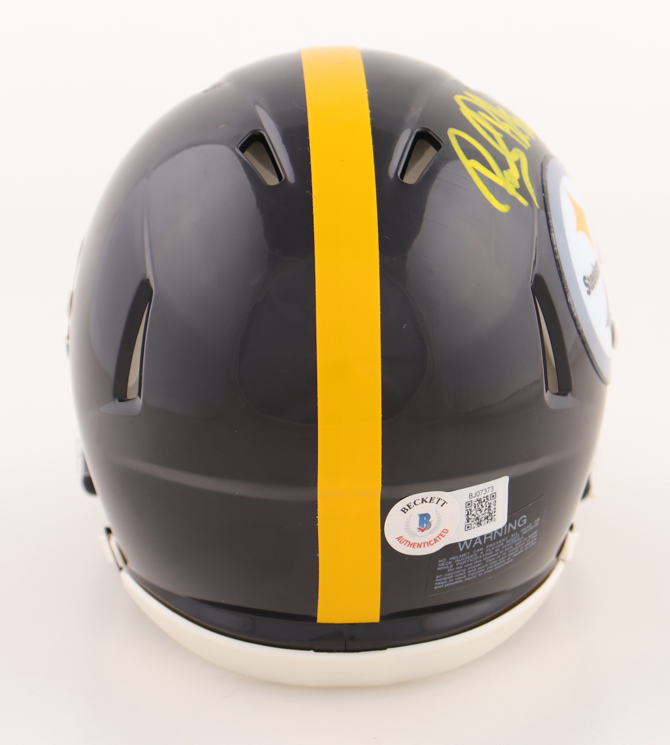 Rocky Bleier Signed Steelers Mini Helmet Inscribed "4X SB Champs" (Beckett) at PristineAuction.com Rocky Bleier Signed Steelers Mini Helmet Inscribed "4X SB Champs" (Beckett) at PristineAuction.com