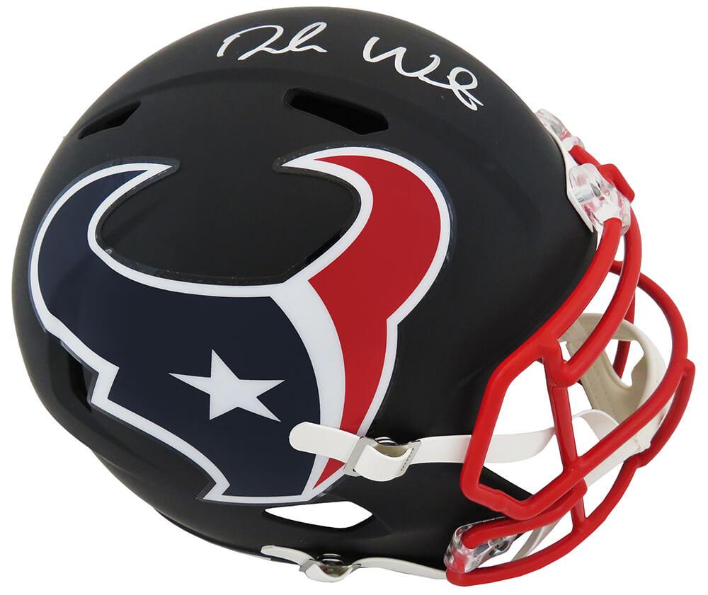 Deshaun Watson Signed Texans Matte Black Full-Size Speed Helmet (Beckett) at PristineAuction.com Deshaun Watson Signed Texans Matte Black Full-Size Speed Helmet (Beckett) at PristineAuction.com
