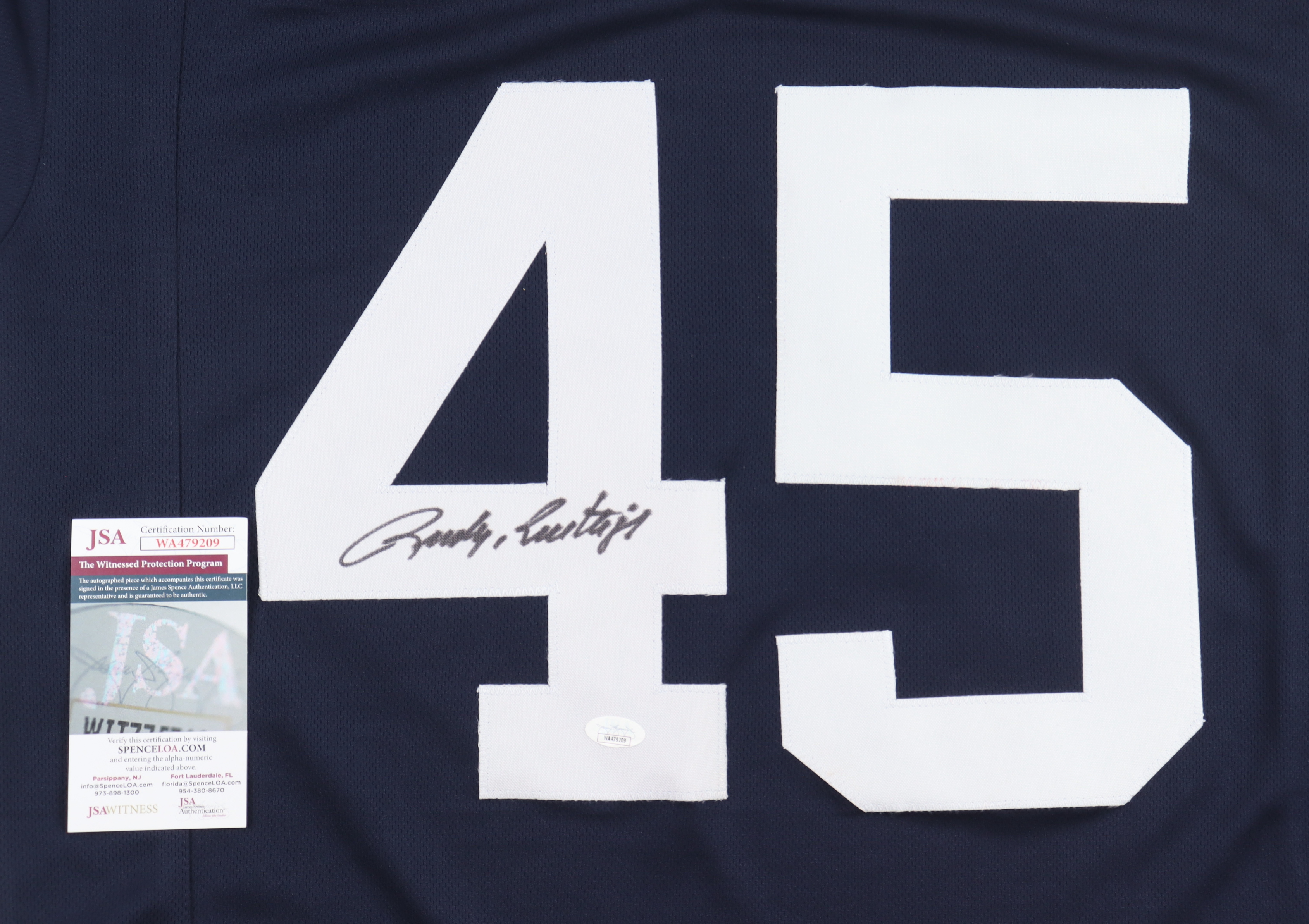 Rudy Ruettiger Signed Jersey (JSA) at PristineAuction.com Rudy Ruettiger Signed Jersey (JSA) at PristineAuction.com