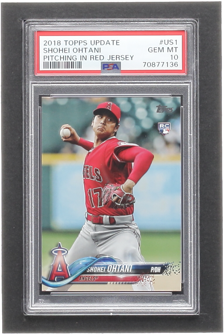 Shohei Ohtani 2018 Topps Update #US1 RC (PSA 10) at PristineAuction.com Shohei Ohtani 2018 Topps Update #US1 RC (PSA 10) at PristineAuction.com