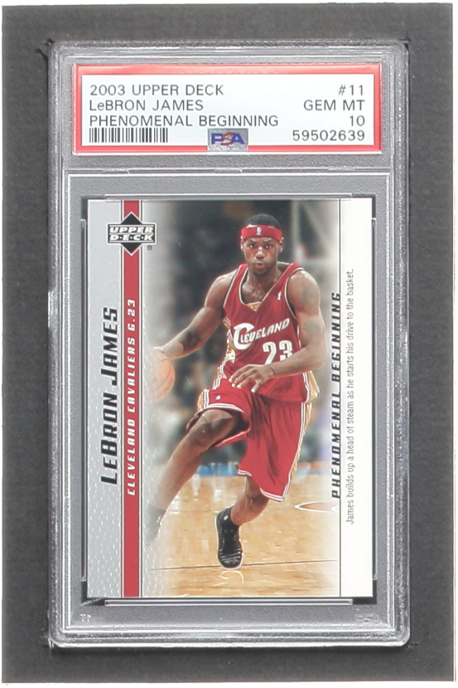 upper deck lebron james phenomenal beginning