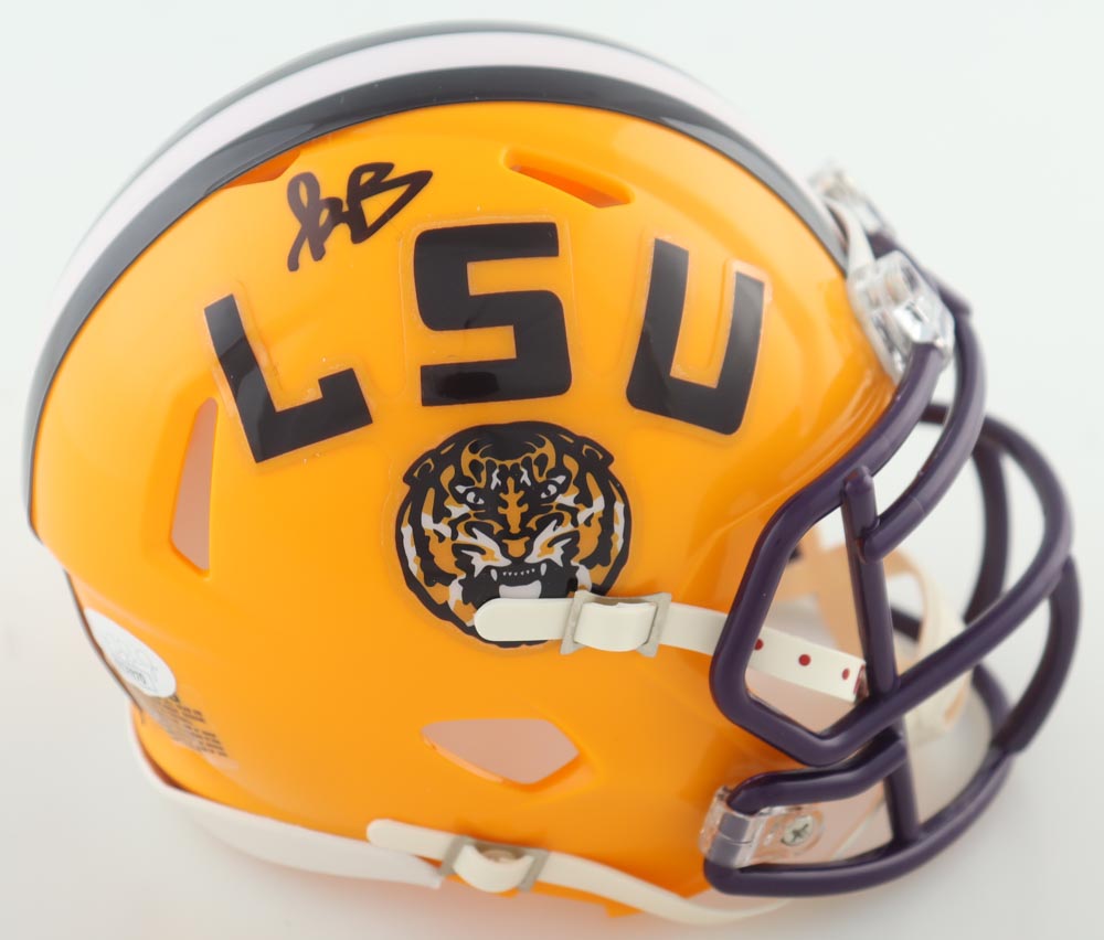 Kayshon Boutte Signed LSU Tigers Speed Mini Helmet (JSA) at PristineAuction.com Kayshon Boutte Signed LSU Tigers Speed Mini Helmet (JSA) at PristineAuction.com