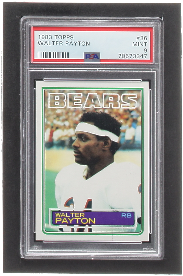 Walter Payton 1983 Topps #36 (PSA 9) at PristineAuction.com Walter Payton 1983 Topps #36 (PSA 9) at PristineAuction.com