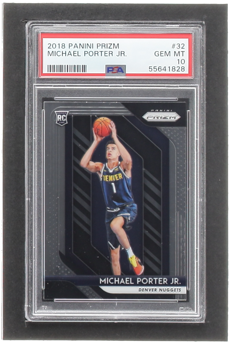 Michael Porter Jr. 2018-19 Panini Prizm #32 RC (PSA 10) at PristineAuction.com Michael Porter Jr. 2018-19 Panini Prizm #32 RC (PSA 10) at PristineAuction.com