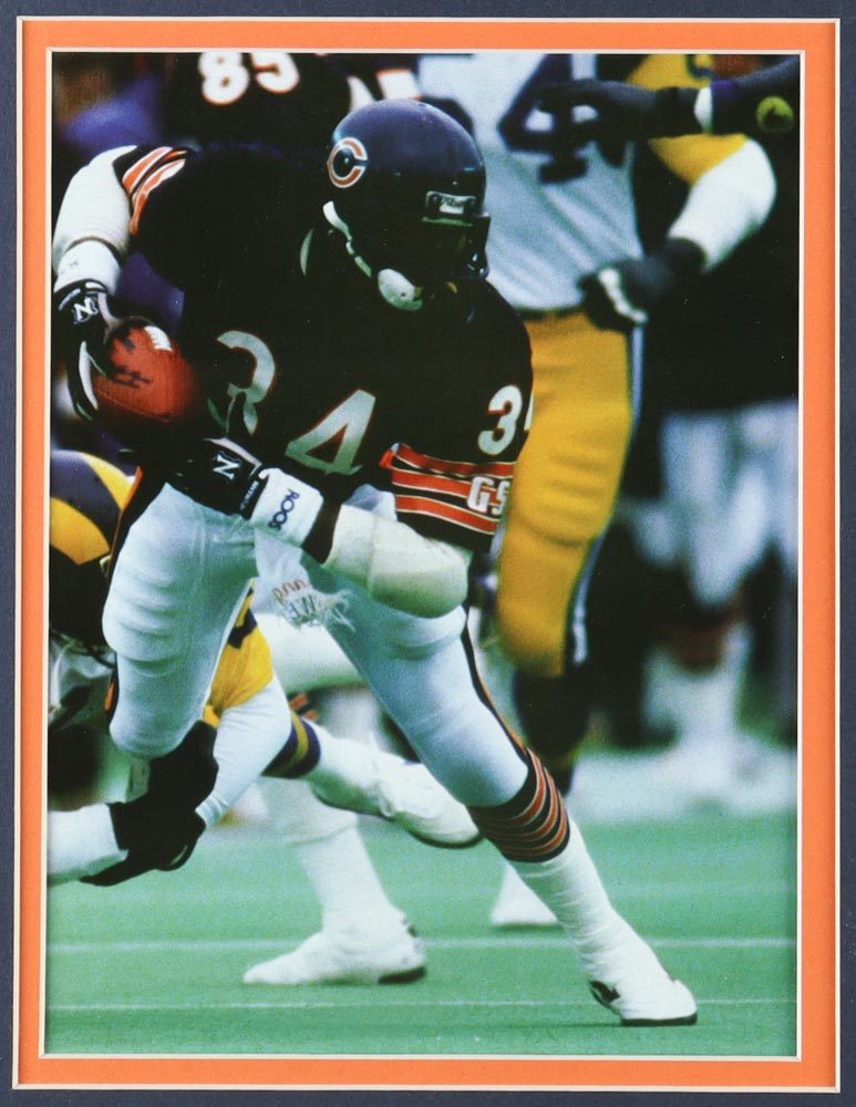 Walter Payton Signed Bears Custom Framed Cut Display with Jersey & (2) Pins (PSA) at PristineAuction.com Walter Payton Signed Bears Custom Framed Cut Display with Jersey & (2) Pins (PSA) at PristineAuction.com