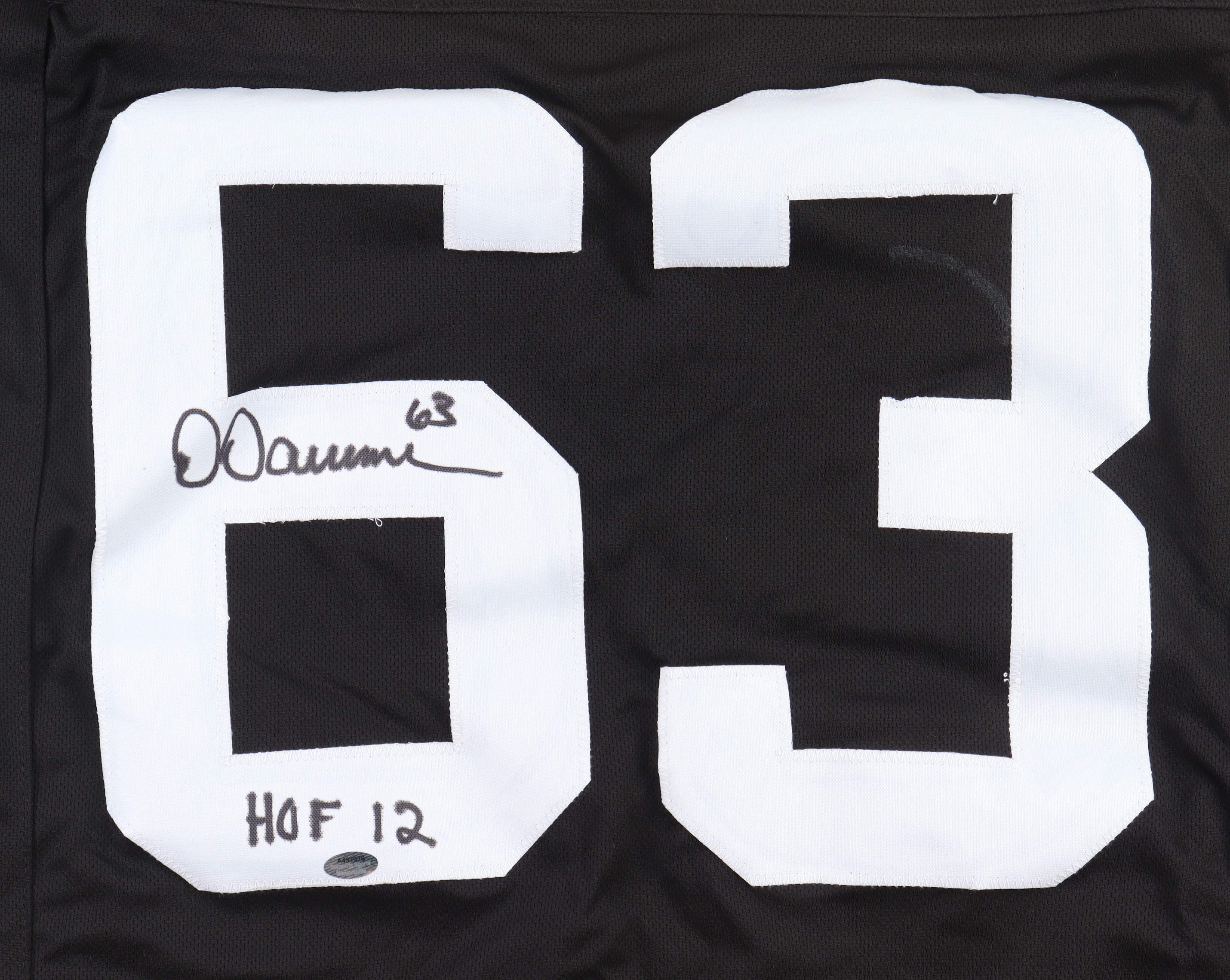 Dermontti Dawson Signed Jersey Inscribed "HOF 12" (Schwartz) at PristineAuction.com Dermontti Dawson Signed Jersey Inscribed "HOF 12" (Schwartz) at PristineAuction.com