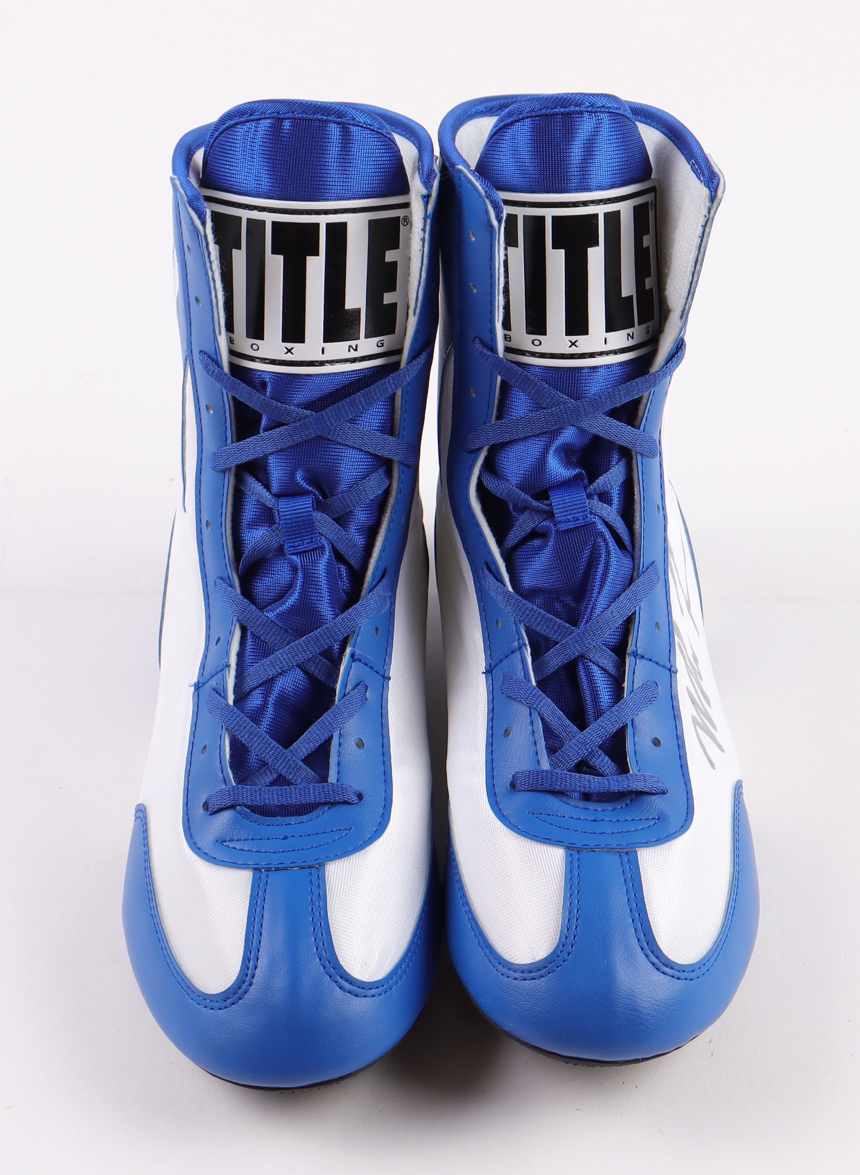 Mike Tyson Signed Pair of Title Boxing Shoes (JSA & Tyson) at PristineAuction.com Mike Tyson Signed Pair of Title Boxing Shoes (JSA & Tyson) at PristineAuction.com