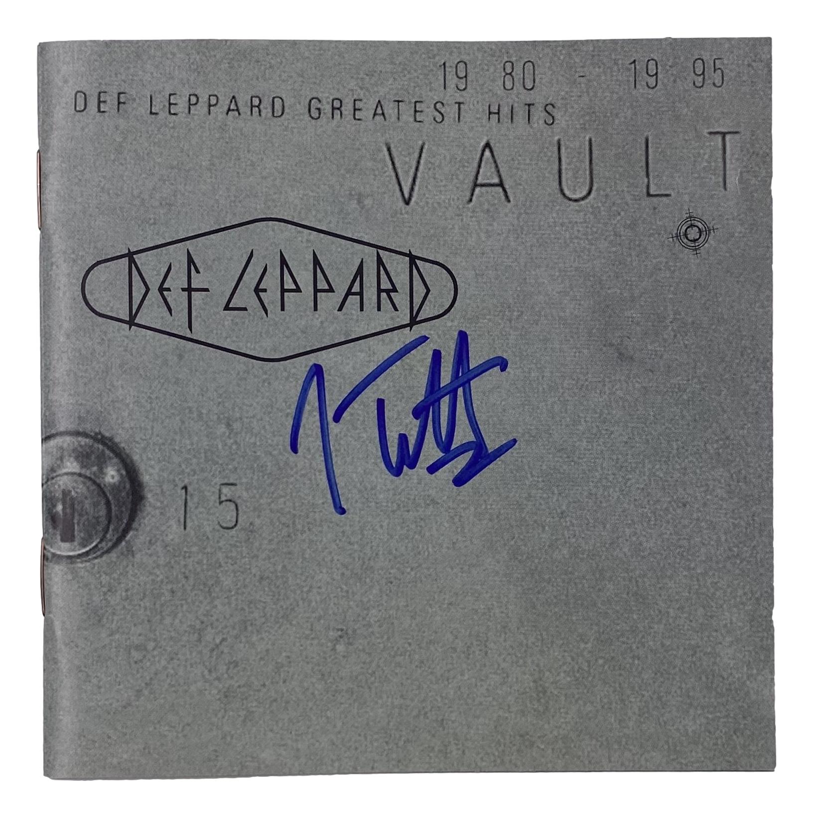 Joe Elliott Signed Def Leppard CD Booklet (JSA) | Pristine