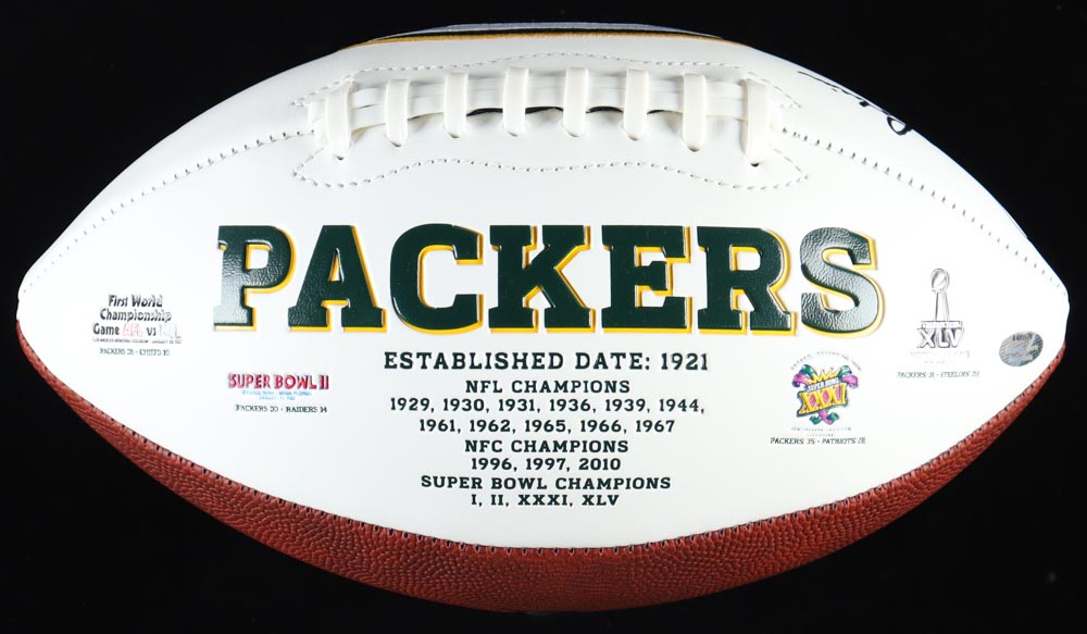 Dave Robinson Signed Packers Logo Football Inscribed "HOF 2013" (Schwartz) at PristineAuction.com Dave Robinson Signed Packers Logo Football Inscribed "HOF 2013" (Schwartz) at PristineAuction.com