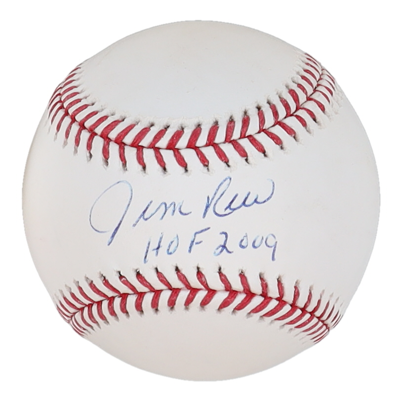 Jim Rice Signed OML Baseball Inscribed "H.O.F. 09" (JSA) at PristineAuction.com Jim Rice Signed OML Baseball Inscribed "H.O.F. 09" (JSA) at PristineAuction.com