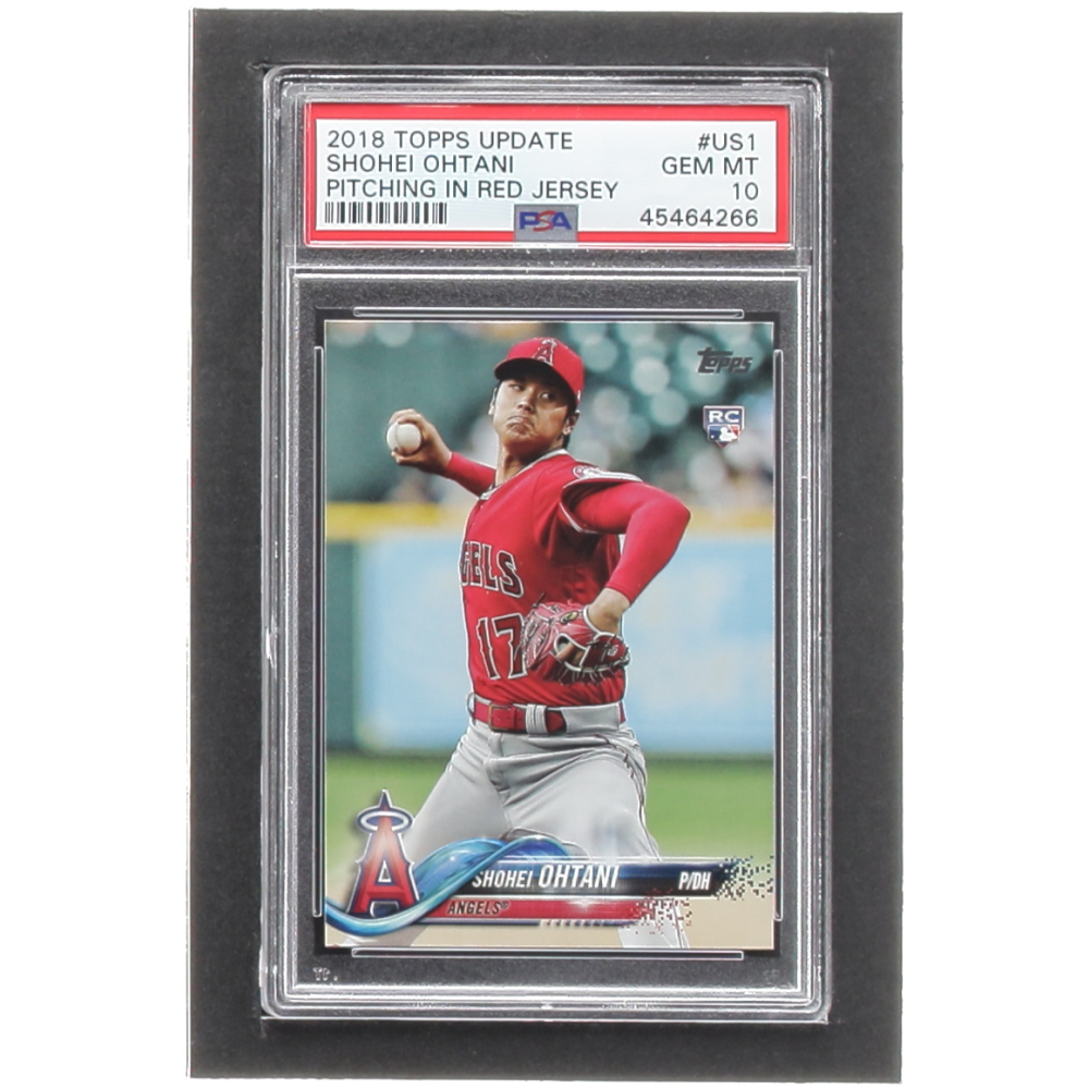 Shohei Ohtani 2018 Topps Update #US1 RC (PSA 10) at PristineAuction.com