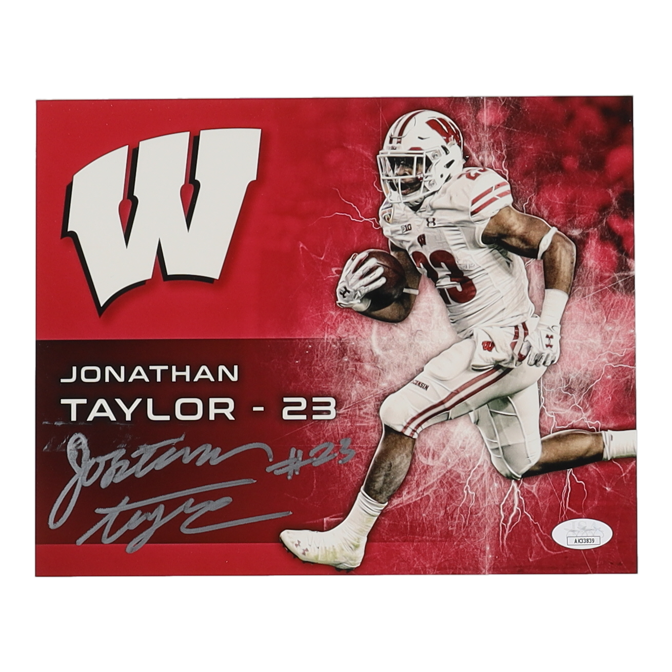 Jonathan Taylor Signed Wisconsin Badgers 8x10 Photo (JSA) at PristineAuction.com Jonathan Taylor Signed Wisconsin Badgers 8x10 Photo (JSA) at PristineAuction.com