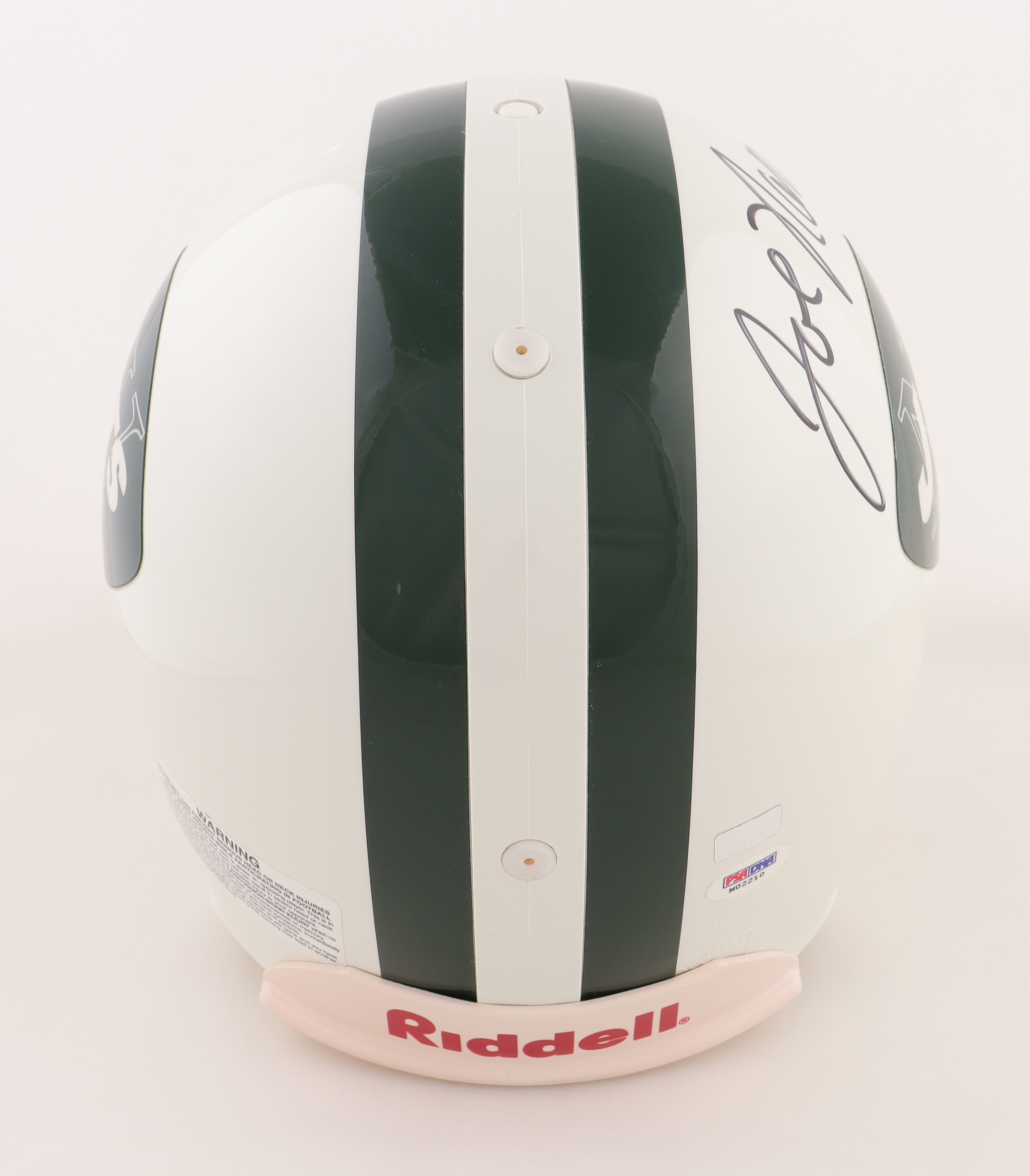 Joe Namath Signed Jets Full-Size Authentic On-Field Helmet (PSA) at PristineAuction.com Joe Namath Signed Jets Full-Size Authentic On-Field Helmet (PSA) at PristineAuction.com