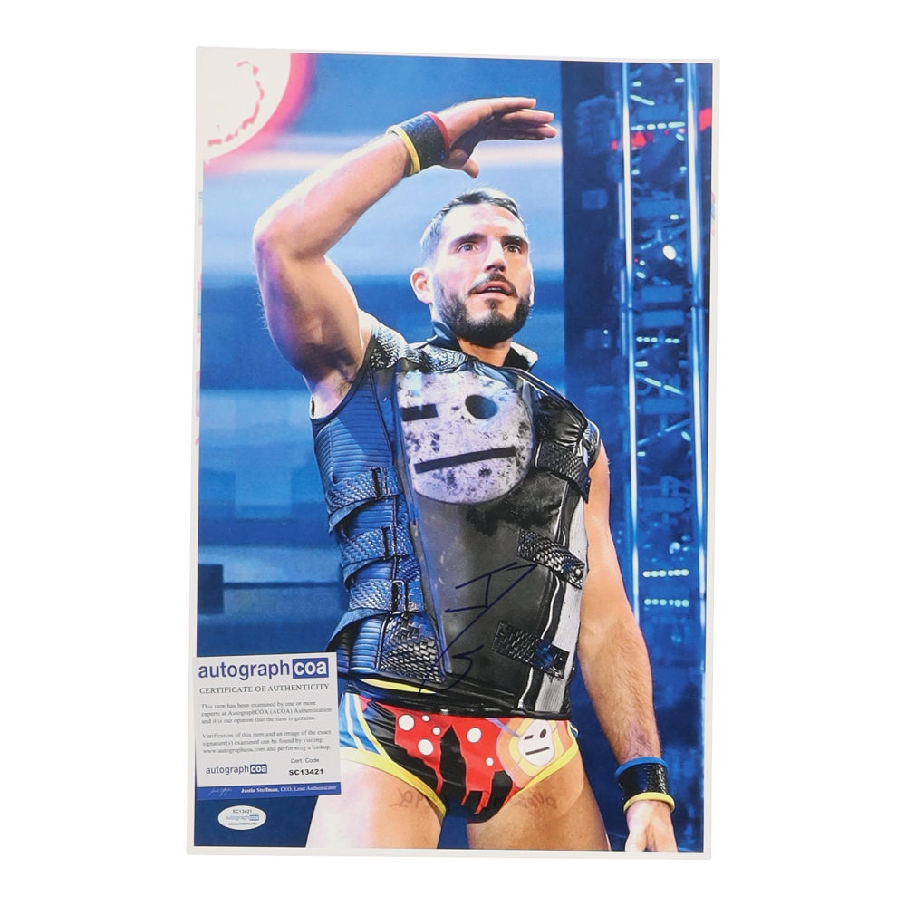Johnny Gargano Signed WWE 11x17 Photo (ACOA) | Pristine Auction