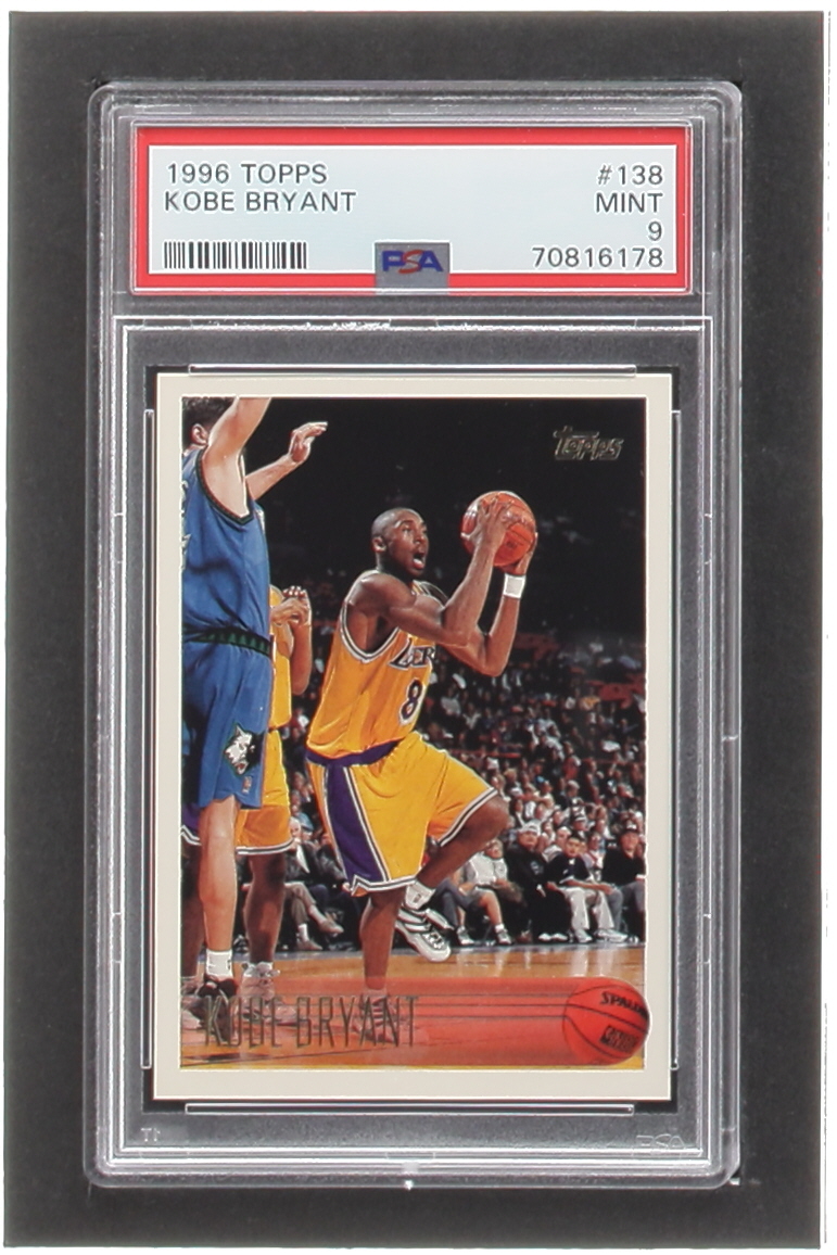 Kobe Bryant 1996-97 Topps #138 RC (PSA 9) at PristineAuction.com Kobe Bryant 1996-97 Topps #138 RC (PSA 9) at PristineAuction.com