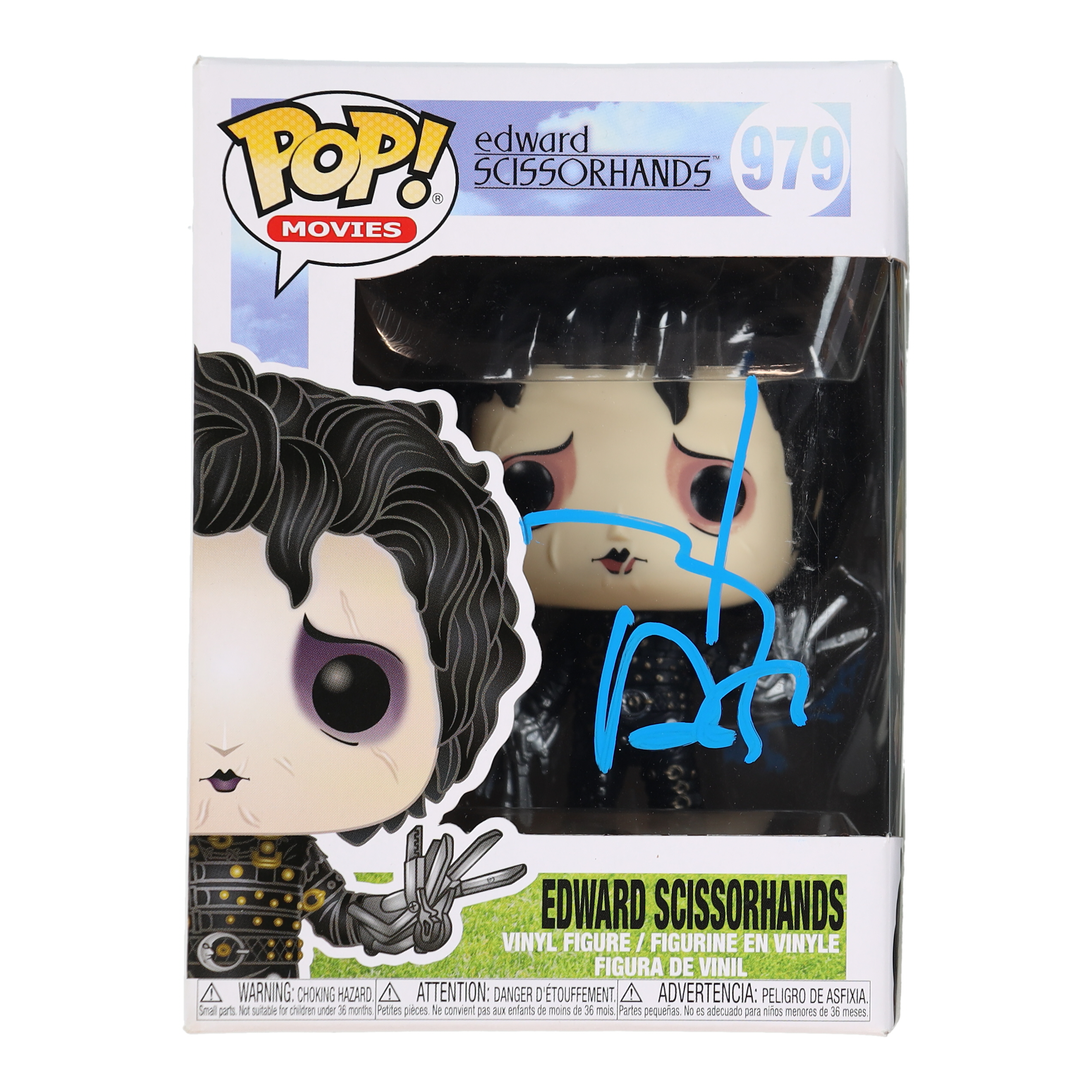 Johnny Depp Signed "Edward Scissorhands" #979 Edward Scissorhands Funko Pop! Vinyl Figure (JSA) at PristineAuction.com Johnny Depp Signed "Edward Scissorhands" #979 Edward Scissorhands Funko Pop! Vinyl Figure (JSA) at PristineAuction.com