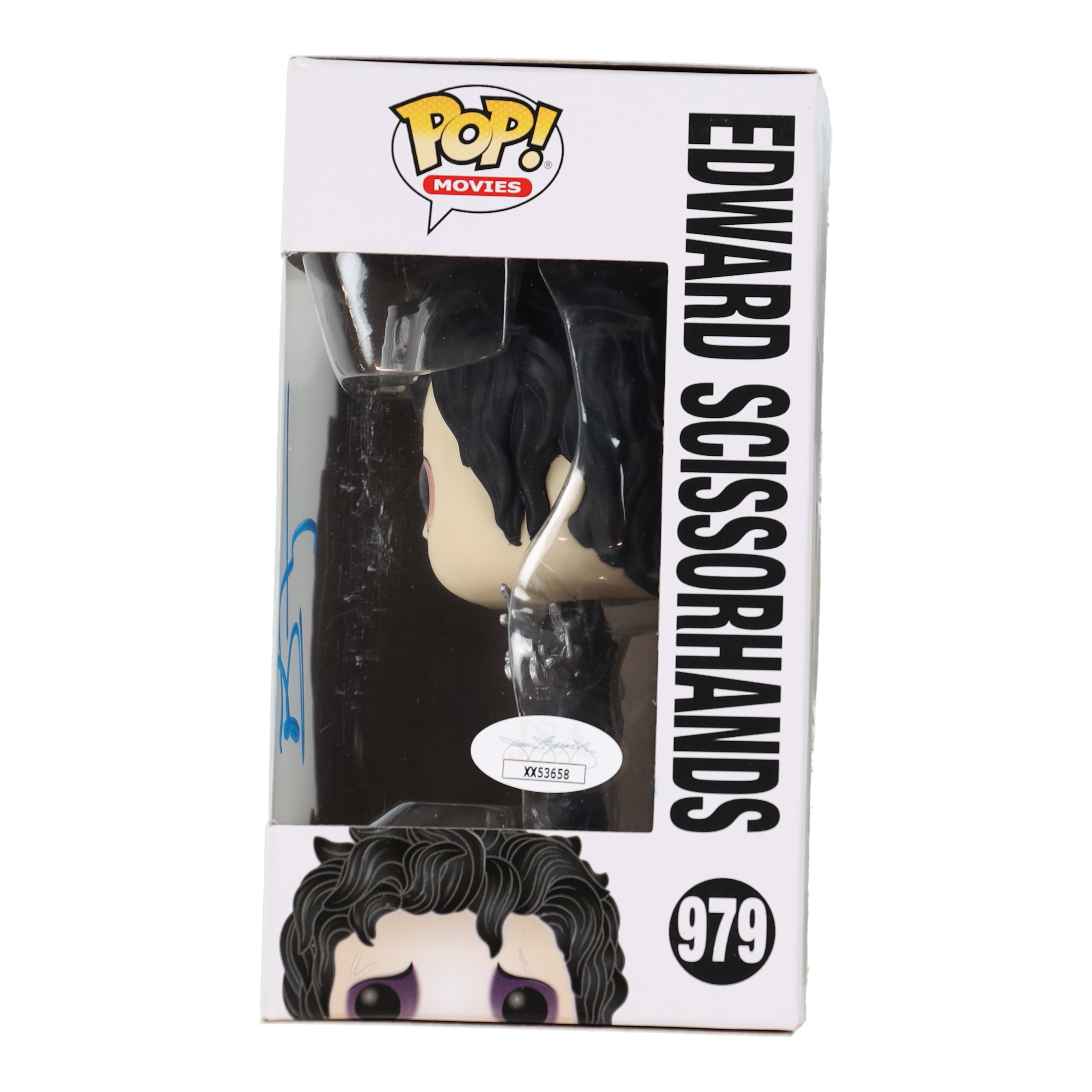 Johnny Depp Signed "Edward Scissorhands" #979 Edward Scissorhands Funko Pop! Vinyl Figure (JSA) at PristineAuction.com Johnny Depp Signed "Edward Scissorhands" #979 Edward Scissorhands Funko Pop! Vinyl Figure (JSA) at PristineAuction.com
