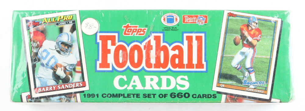 1991 Topps Football Factory Set with (660) Cards at PristineAuction.com 1991 Topps Football Factory Set with (660) Cards at PristineAuction.com