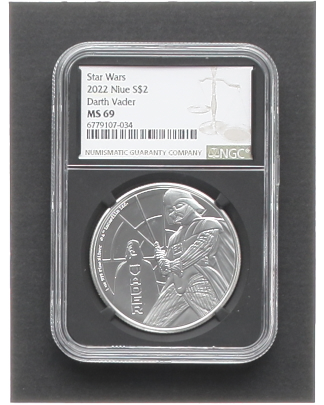 2022-S Niue Star Wars Darth Vader Two Dollar Coin (NGC MS69) at PristineAuction.com 2022-S Niue Star Wars Darth Vader Two Dollar Coin (NGC MS69) at PristineAuction.com