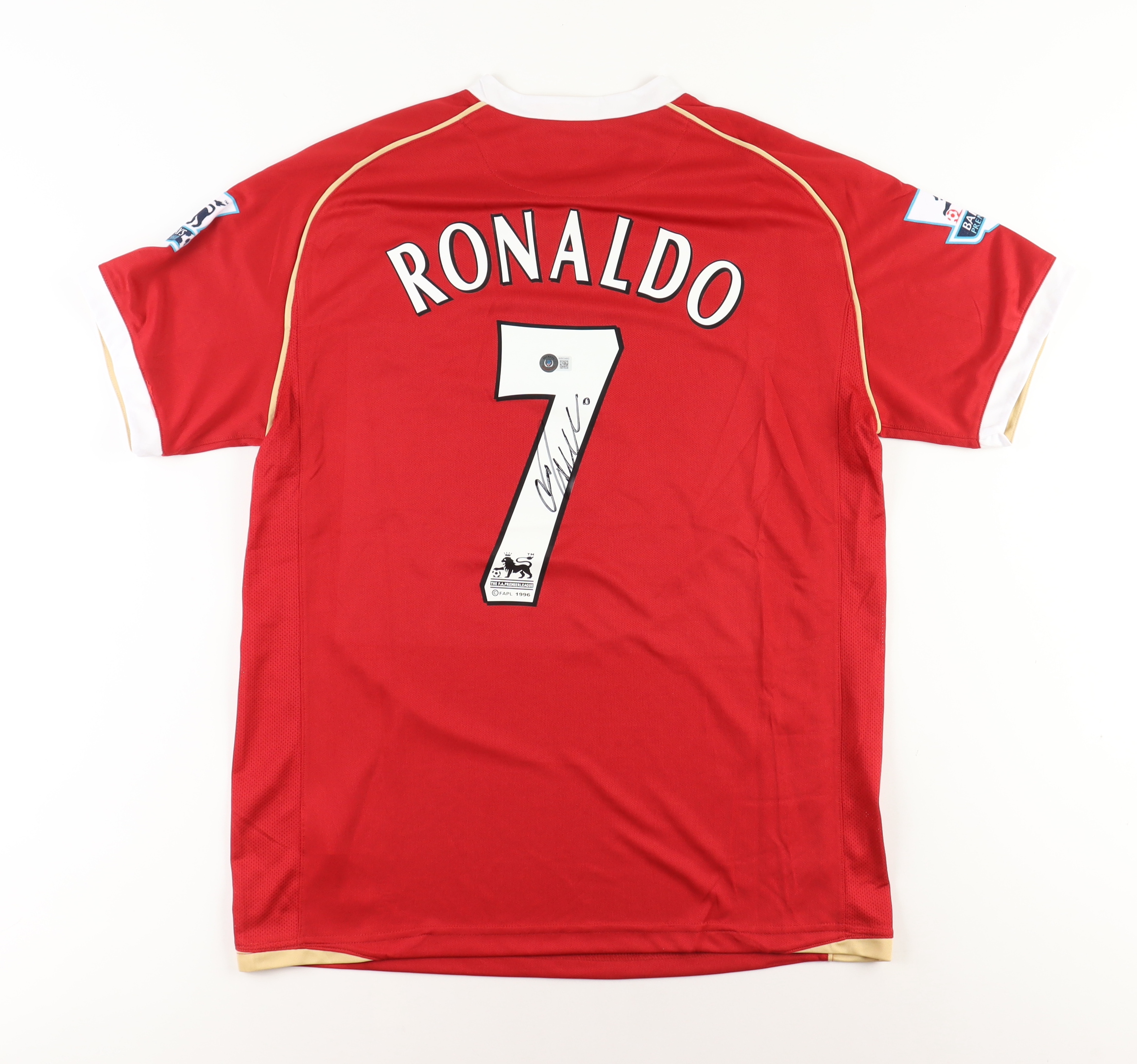 Cristiano Ronaldo Signed Manchester United Jersey (Beckett) at PristineAuction.com Cristiano Ronaldo Signed Manchester United Jersey (Beckett) at PristineAuction.com