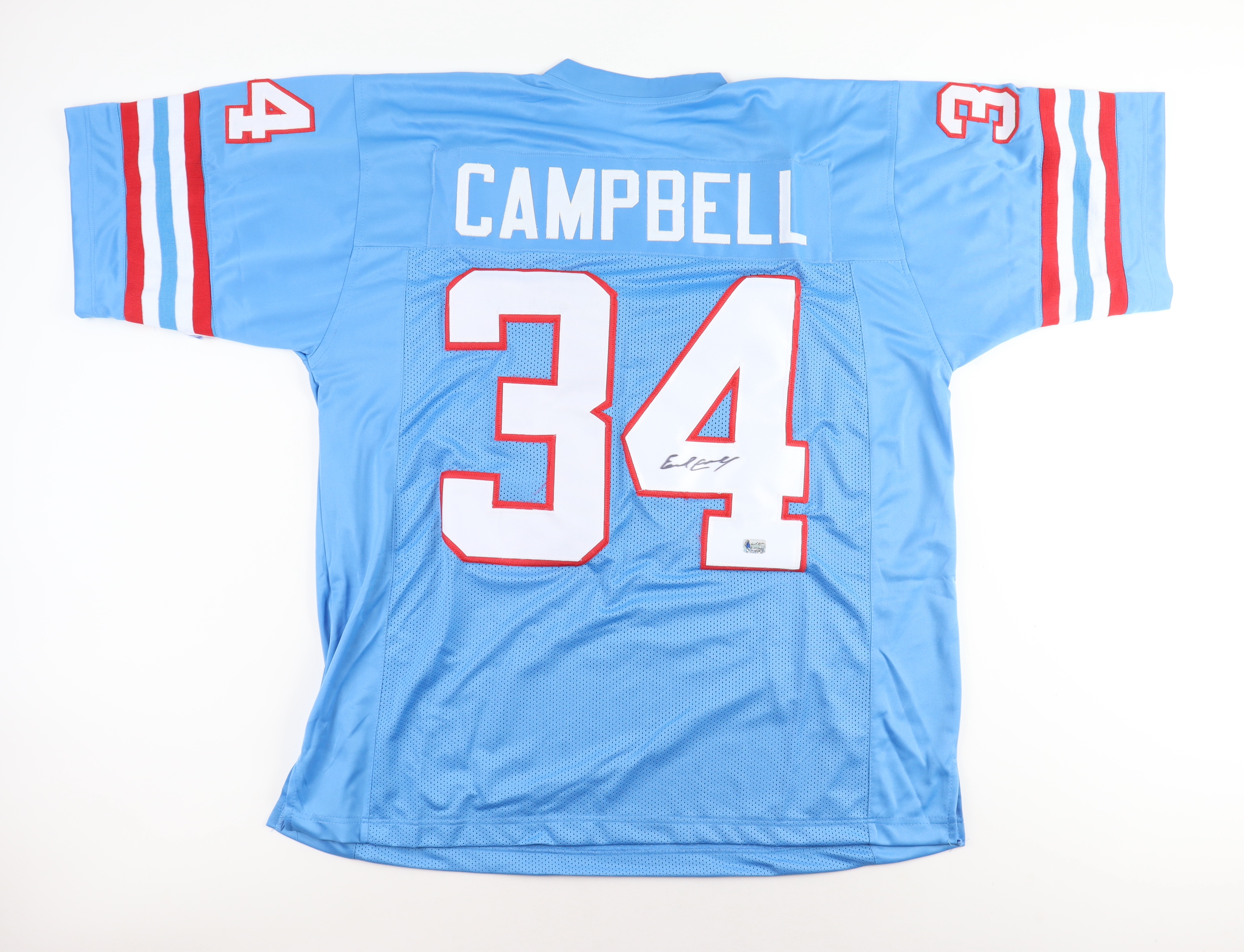 Earl Campbell Signed Jersey (Campbell) at PristineAuction.com Earl Campbell Signed Jersey (Campbell) at PristineAuction.com