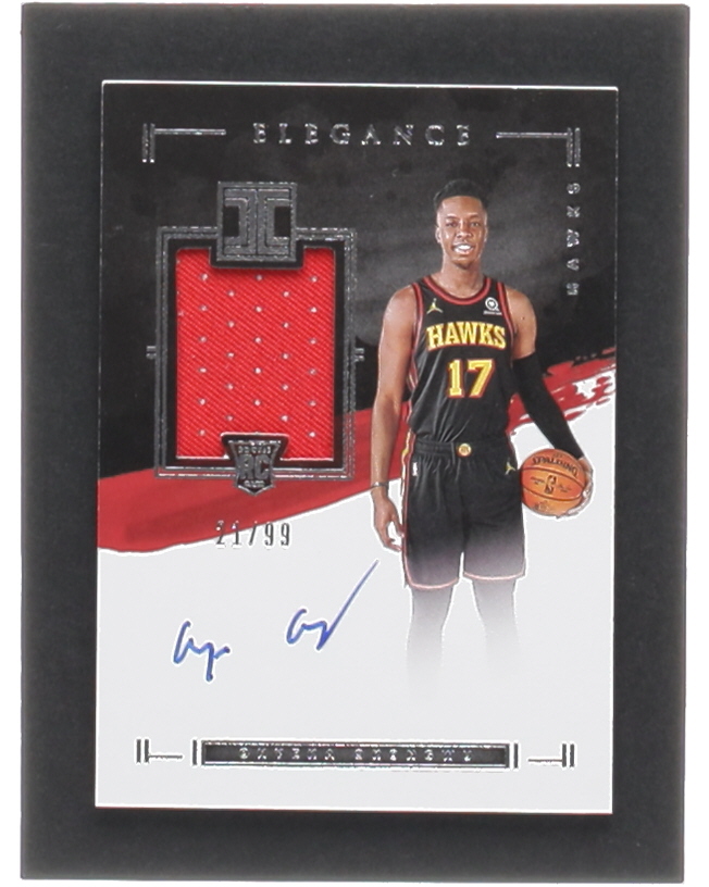 Onyeka Okongwu 2020-21 Panini Impeccable #135 JSY AU RC #21/99 at PristineAuction.com Onyeka Okongwu 2020-21 Panini Impeccable #135 JSY AU RC #21/99 at PristineAuction.com