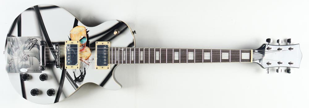 "Korn" 39" Electric Guitar Band-Signed by (5) With James Shaffer, Jonathan Davis, Ray Luzier, Reginald Arvizu (AutographCOA) at PristineAuction.com "Korn" 39" Electric Guitar Band-Signed by (5) With James Shaffer, Jonathan Davis, Ray Luzier, Reginald Arvizu (AutographCOA) at PristineAuction.com