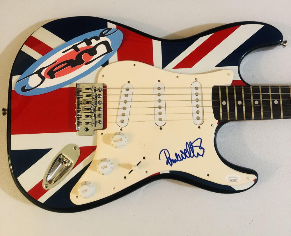 Paul Weller Signed "The Jam" 39" Electric Guitar (JSA) Pristine Auction