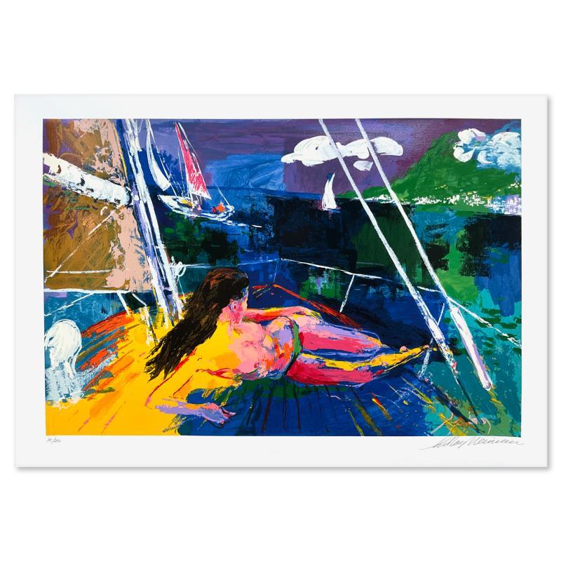 "Jour du Soleil" LE 44x32 Serigraph by LeRoy Neiman (PA) at PristineAuction.com "Jour du Soleil" LE 44x32 Serigraph by LeRoy Neiman (PA) at PristineAuction.com