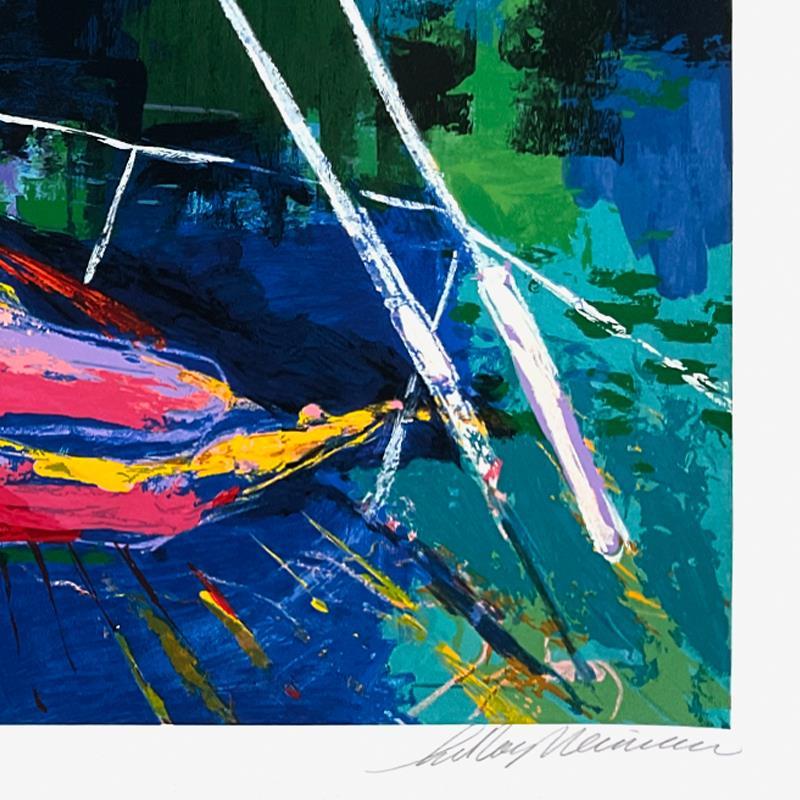 "Jour du Soleil" LE 44x32 Serigraph by LeRoy Neiman (PA) at PristineAuction.com "Jour du Soleil" LE 44x32 Serigraph by LeRoy Neiman (PA) at PristineAuction.com
