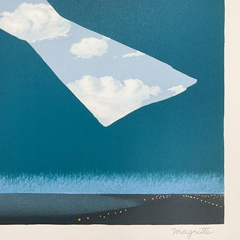 Rene Magritte "L'Oiseau de Ciel (The Sky Bird)" Custom Framed LE Lithograph (PA) at PristineAuction.com Rene Magritte "L'Oiseau de Ciel (The Sky Bird)" Custom Framed LE Lithograph (PA) at PristineAuction.com
