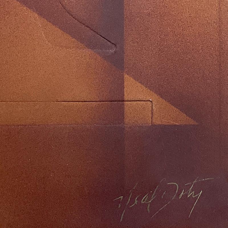 Neal Doty Signed Custom Framed One-of-a-Kind Mixed Media on Foil (PA) at PristineAuction.com Neal Doty Signed Custom Framed One-of-a-Kind Mixed Media on Foil (PA) at PristineAuction.com